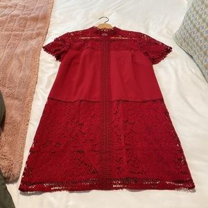 RED KENSIE SHIFT DRESS | SIZE XS